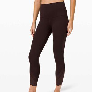 Lululemon Wunder Under High-Rise Crop 23" *Updated Scallop Luxtreme French Press